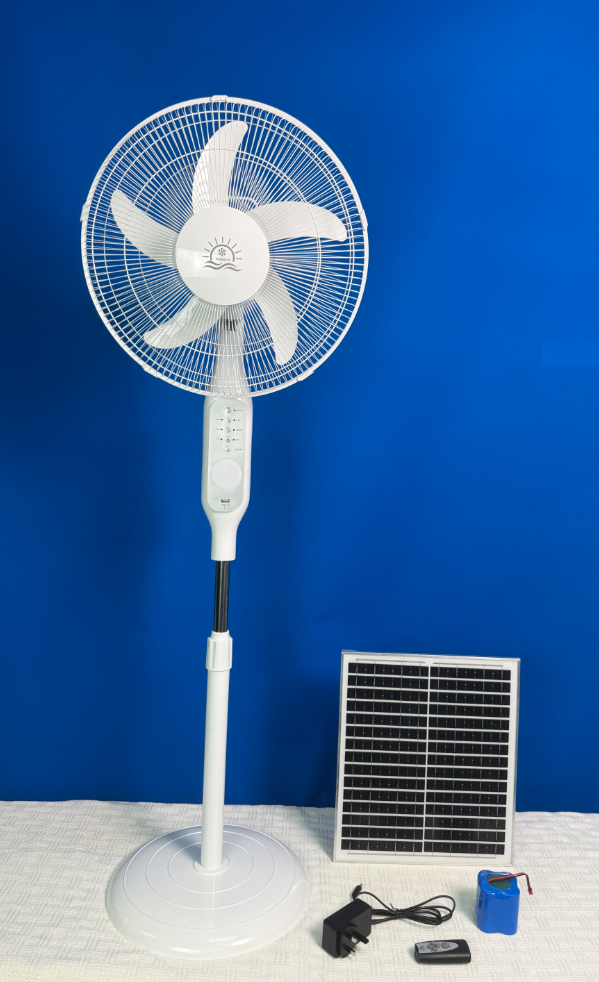 16&rdquo; RECHARGEABLE STANDING  FAN Remote Model and Voice Model