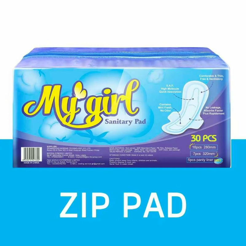 My girl Zip Sanitary Pad