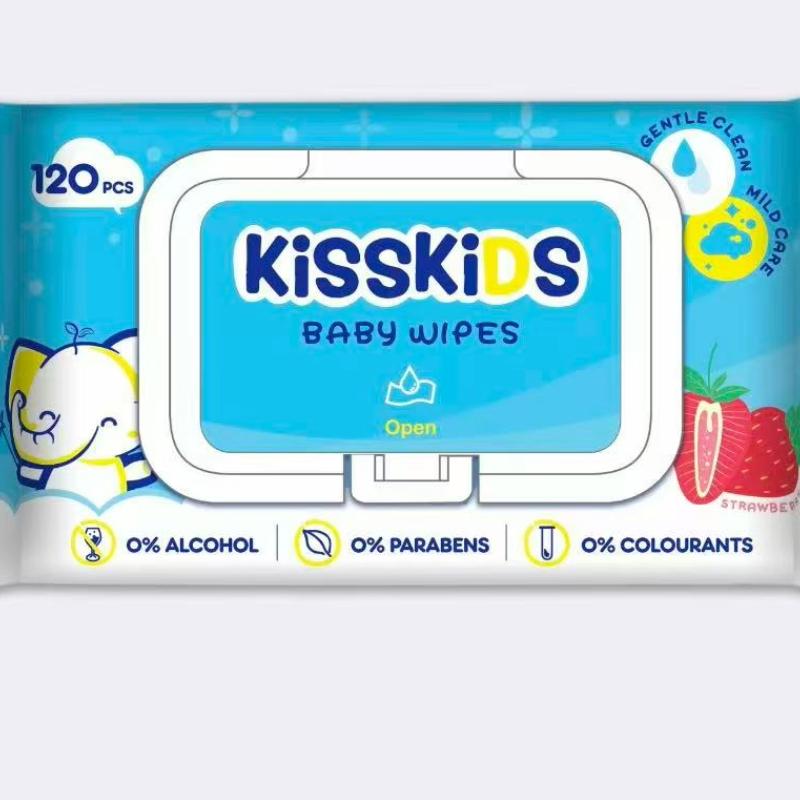 KissKids Baby Wipes 120pcs