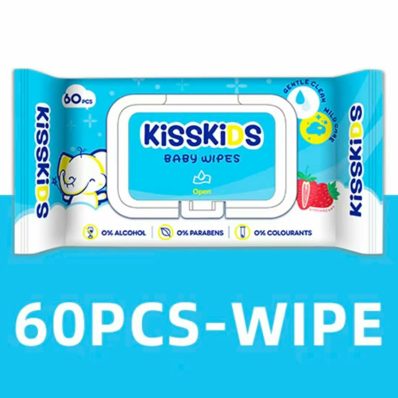 KissKids Baby Wipes 60pcs