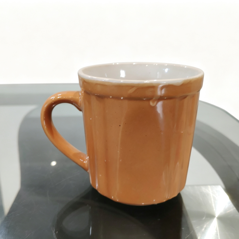 Fluted Ceramic Mug